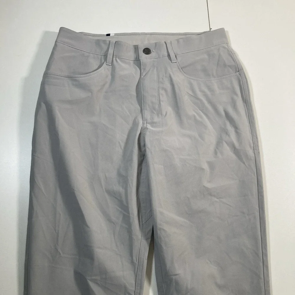 NEW Rhoback Delta Performance Pants 32x34 Gray Golf Stretch Chino NWOT
